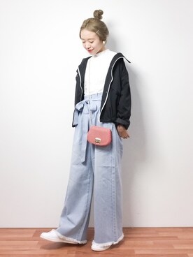 りっぴーさん(レディース・154cm)の冬コーディネート