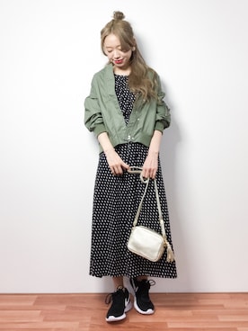 「Another Edition（アナザーエディション）のアイテム（ワンピース/ドレス）」を使った、りっぴーさん（レディース・154cm）の冬コーディネート