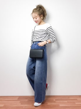 りっぴーさん（レディース・154cm）の春コーディネート