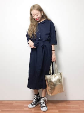 りっぴーさん（レディース・154cm）の春コーディネート