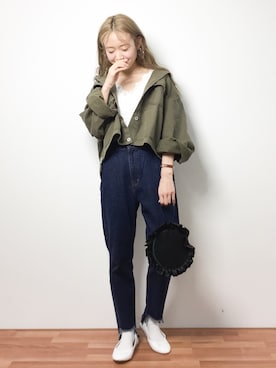 りっぴーさん（レディース・154cm）の春コーディネート