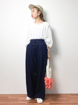 りっぴーさん(レディース・154cm)の春コーディネート
