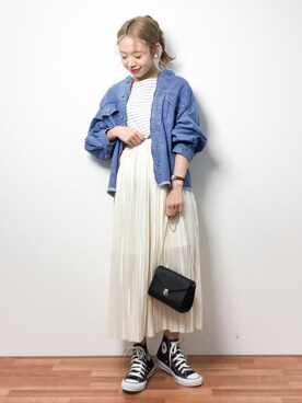 りっぴーさん(レディース・154cm)の春コーディネート