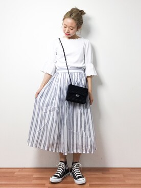 りっぴーさん(レディース・154cm)の春コーディネート