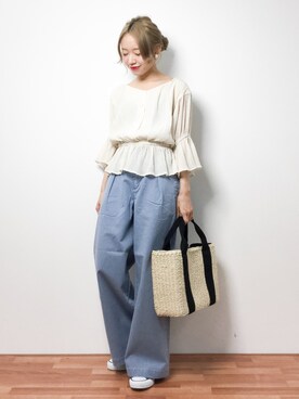 りっぴーさん（レディース・154cm）の春コーディネート