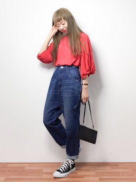 りっぴーさん(レディース・154cm)の春コーディネート