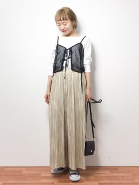 りっぴーさん(レディース・154cm)の春コーディネート