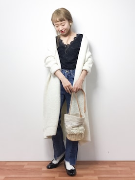 りっぴーさん（レディース・154cm）の春コーディネート