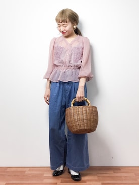 りっぴーさん(レディース・154cm)の春コーディネート