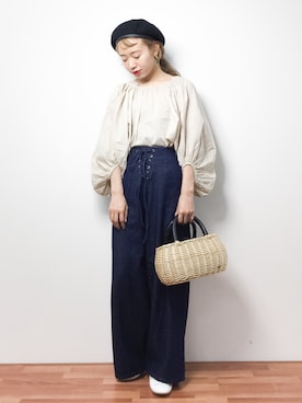 りっぴーさん（レディース・154cm）の春コーディネート