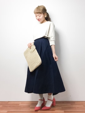 りっぴーさん（レディース・154cm）の春コーディネート