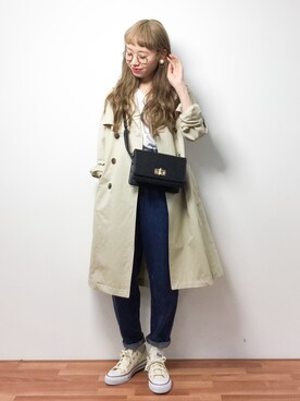 りっぴーさん（レディース・154cm）の春コーディネート