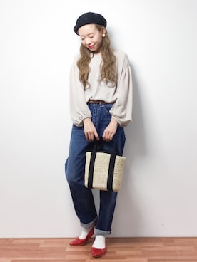 りっぴーさん（レディース・154cm）の春コーディネート