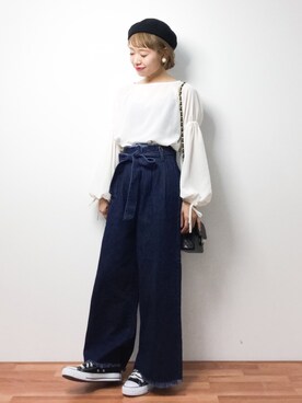 りっぴーさん（レディース・154cm）の春コーディネート