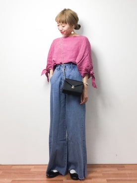 りっぴーさん（レディース・154cm）の春コーディネート