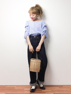 りっぴーさん(レディース・154cm)の春コーディネート
