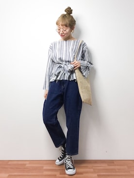 りっぴーさん（レディース・154cm）の春コーディネート