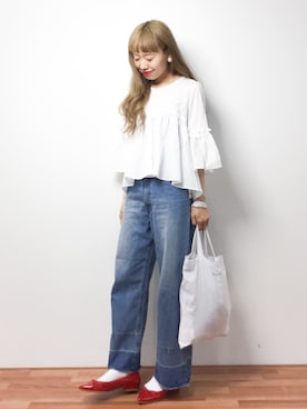 りっぴーさん(レディース・154cm)の春コーディネート