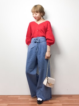 りっぴーさん(レディース・154cm)の春コーディネート