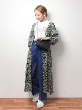「Another Edition（アナザーエディション）のアイテム（ワンピース/ドレス）」を使った、りっぴーさん（レディース・154cm）の春コーディネート