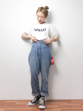りっぴーさん(レディース・154cm)の春コーディネート