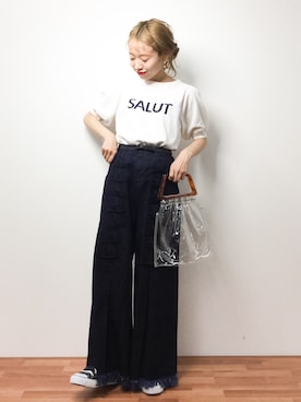 りっぴーさん(レディース・154cm)の春コーディネート