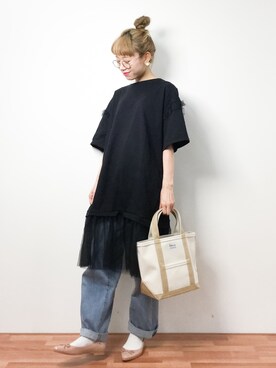 りっぴーさん（レディース・154cm）の春コーディネート