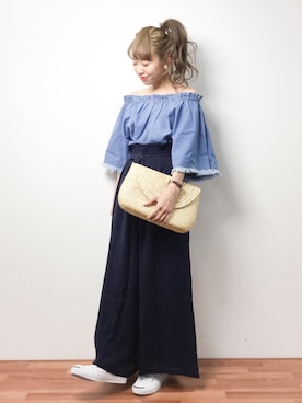 りっぴーさん（レディース・154cm）の春コーディネート