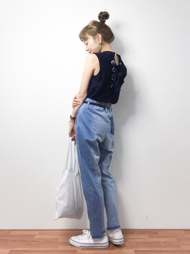 りっぴーさん（レディース・154cm）の春コーディネート