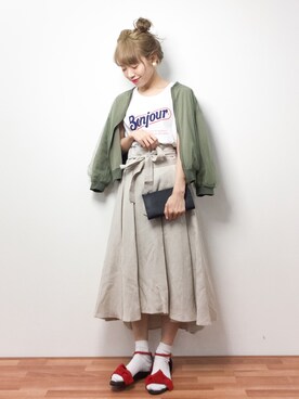 りっぴーさん（レディース・154cm）の春コーディネート