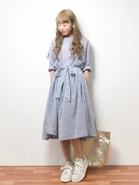 りっぴーさん(レディース・154cm)の春コーディネート
