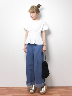 りっぴーさん（レディース・154cm）の春コーディネート