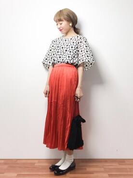 「Te chichi（テチチ）のアイテム」を使った、りっぴーさん（レディース・154cm）の春コーディネート