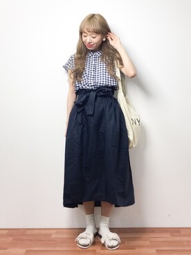 りっぴーさん（レディース・154cm）の春コーディネート