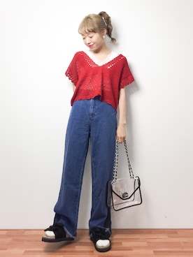りっぴーさん（レディース・154cm）の春コーディネート