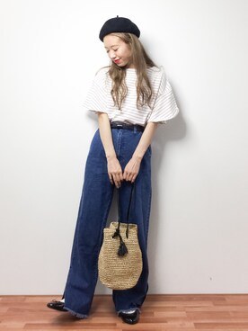 りっぴーさん（レディース・154cm）の春コーディネート