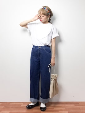 りっぴーさん（レディース・154cm）の春コーディネート