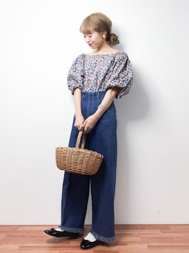 りっぴーさん（レディース・154cm）の春コーディネート