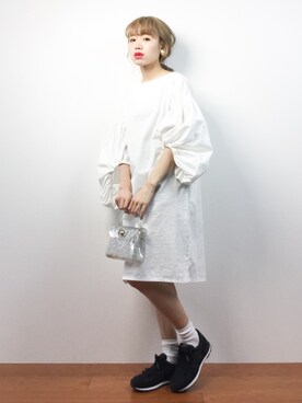 「Another Edition（アナザーエディション）のアイテム（ワンピース/ドレス）」を使った、りっぴーさん（レディース・154cm）の夏コーディネート