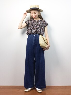 りっぴーさん(レディース・154cm)の夏コーディネート