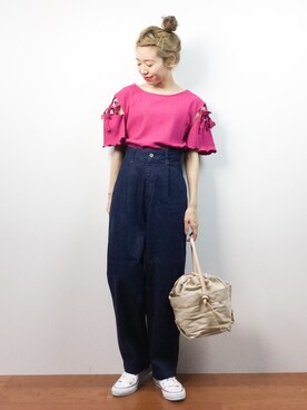 りっぴーさん(レディース・154cm)の夏コーディネート