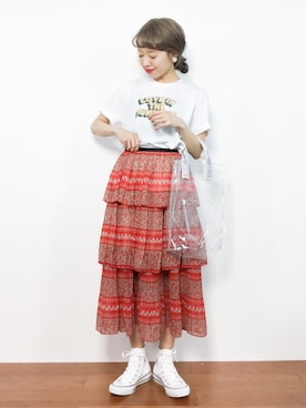 りっぴーさん(レディース・154cm)の夏コーディネート