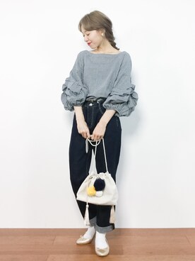 りっぴーさん(レディース・154cm)の夏コーディネート