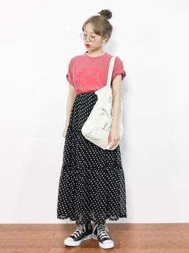 「SHIPS Days（シップスデイズ）のアイテム」を使った、りっぴーさん（レディース・154cm）の夏コーディネート