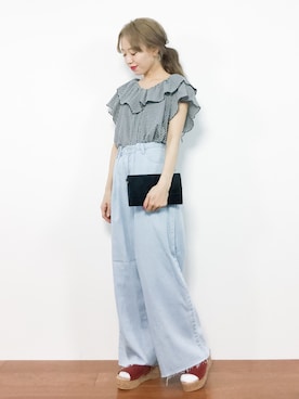 りっぴーさん(レディース・154cm)の夏コーディネート