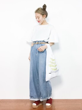 りっぴーさん(レディース・154cm)の夏コーディネート