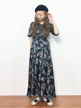 「SOLO&DOUBLE（ソロアンドダブル）のアイテム」を使った、りっぴーさん（レディース・154cm）の夏コーディネート