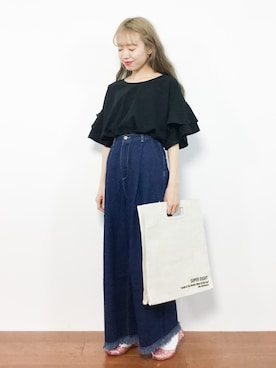 りっぴーさん(レディース・154cm)の夏コーディネート