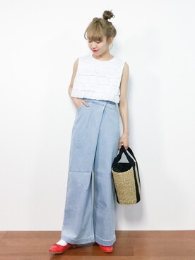 りっぴーさん(レディース・154cm)の夏コーディネート