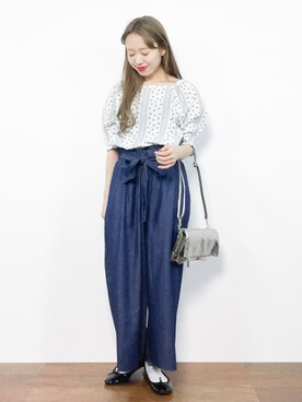 りっぴーさん(レディース・154cm)の夏コーディネート